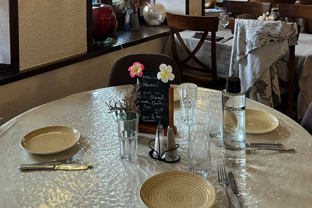 Salle du restaurant La Traboule � Yvoire